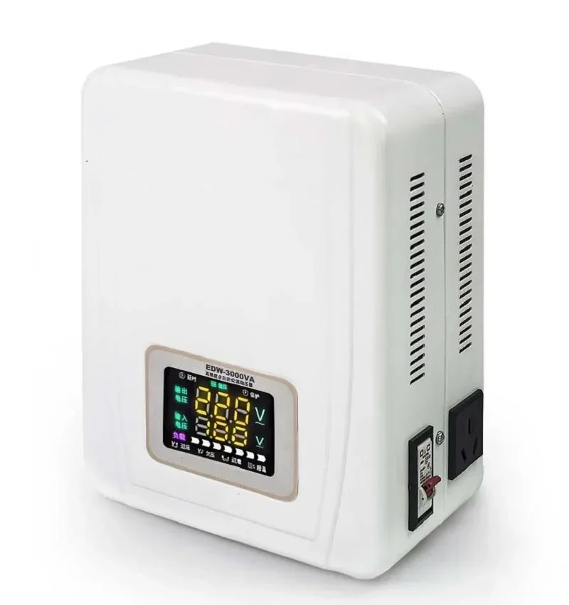 3kw Wall Mount Relay Control Automatic Voltage Regulator Stabilizer for Household Appliance
3kw Wall Mount Relay Control Automatic Voltage Regulator Stabilizer for Household Appliance