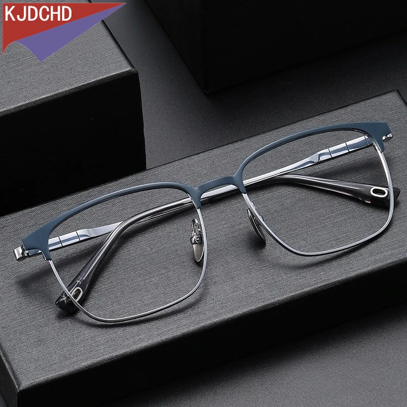 KJDCHD 2026 Fashion Comfortable Eyewear Retro Titanium Square Eyeglasses Luxury Prescription Glasses Frame for Men Women 70806
KJDCHD 2026 Fashion Comfortable Eyewear Retro Titanium Square Eyeglasses Luxury Prescription Glasses Frame for Men Women 70806