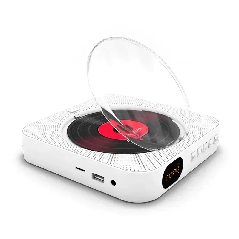 Portable CD Music Player Wall Mounted Bluetooth-compatible 5.1 3.5mm Music Player FM Radio Stereo Speaker CD Player with Bracket
Portable CD Music Player Wall Mounted Bluetooth-compatible 5.1 3.5mm Music Player FM Radio Stereo Speaker CD Player with Bracket