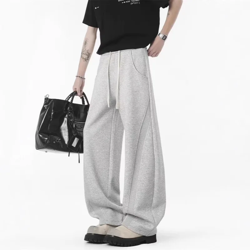 2026 Autumn Winter New Solid Casual Sports Pants Korean Fashion Harajuku Men's Wide Leg Baggy Trousers Joggers Men Sweatpants
2026 Autumn Winter New Solid Casual Sports Pants Korean Fashion Harajuku Men's Wide Leg Baggy Trousers Joggers Men Sweatpants