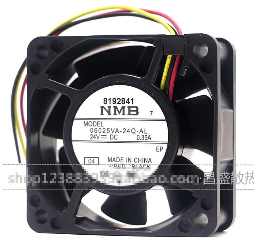 NMB 06025VA-24Q-AL DC 24 В 0,35 А 60x60x25 мм 3-проводной охлаждающий вентилятор для сервера
NMB 06025VA-24Q-AL DC 24 В 0,35 А 60x60x25 мм 3-проводной охлаждающий вентилятор для сервера