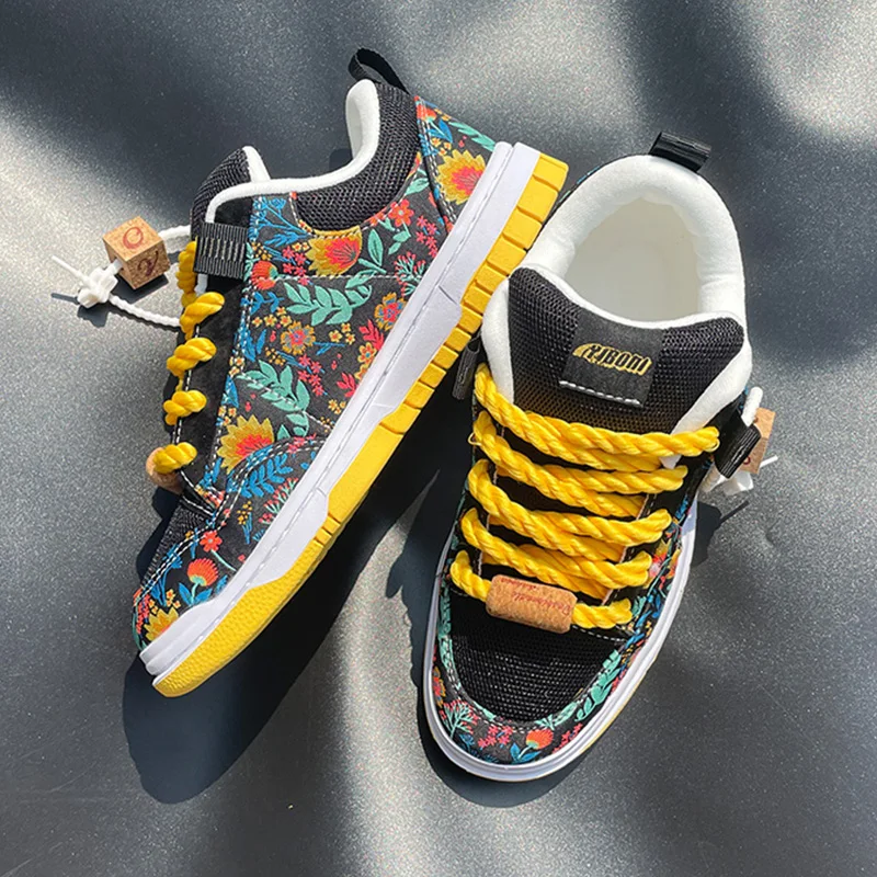 New Black and Yellow Printed Loafers, Thick-Soled Casual Sneakers, Canvas Shoes, Large Size Trendy Shoes, Men's Shoes, Student Shoes, Suitable for All Seasons
New Black and Yellow Printed Loafers, Thick-Soled Casual Sneakers, Canvas Shoes, Large Size Trendy Shoes, Men's Shoes, Student Shoes, Suitable for All Seasons