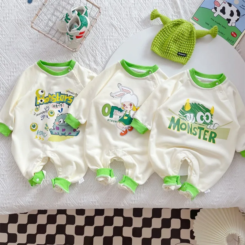 Boys and Girls Baby Hoodie Cartoon Character Sulley Pattern Trend Jumpsuit A Cotton Soft and Comfortable Monster Green Clothing
Boys and Girls Baby Hoodie Cartoon Character Sulley Pattern Trend Jumpsuit A Cotton Soft and Comfortable Monster Green Clothing