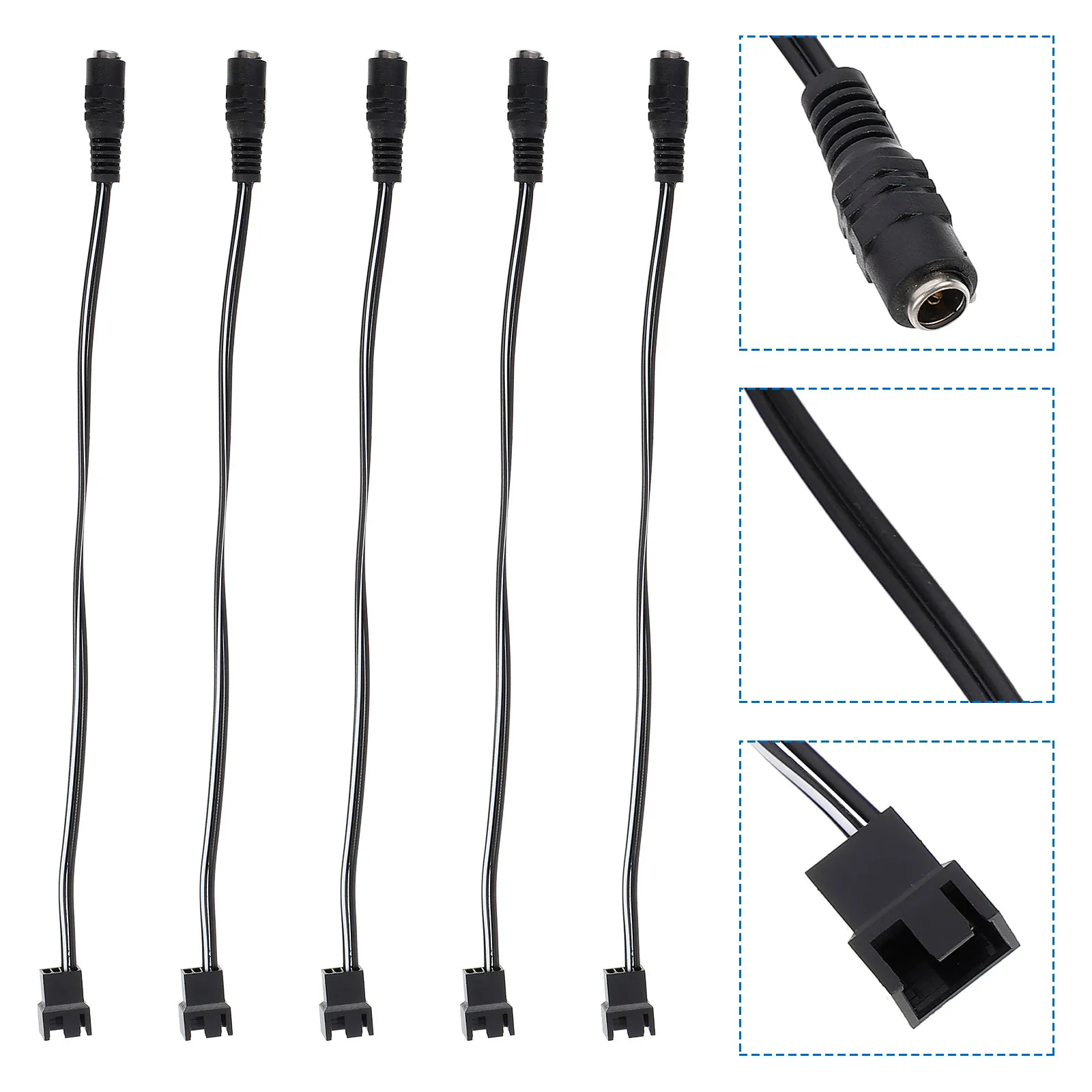 5Pcs Dc Power to Adapter Cord Premium Material Computer Fan Splitter Cable for Cooling Fan Power Supply Router Heat Sink
5Pcs Dc Power to Adapter Cord Premium Material Computer Fan Splitter Cable for Cooling Fan Power Supply Router Heat Sink