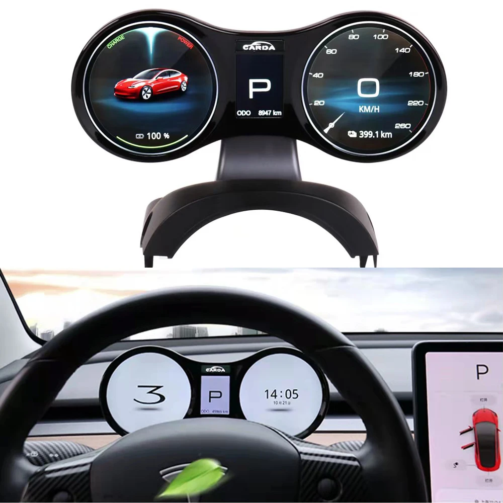 Model 3 Model Y Head Up Display Lcd Instrument Panel Speed Driving Mode Battery Original Multimedia Digital instrument
Model 3 Model Y Head Up Display Lcd Instrument Panel Speed Driving Mode Battery Original Multimedia Digital instrument
