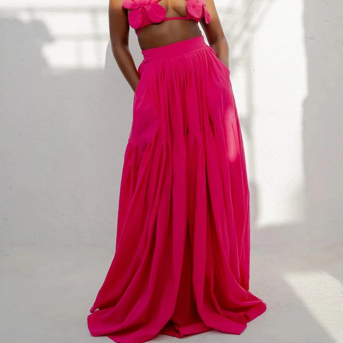 Custom Made Skirt Female Adult Skirt with Pockets Maxi Skirts for Women Full Length Ruffle Zipper Closure
Custom Made Skirt Female Adult Skirt with Pockets Maxi Skirts for Women Full Length Ruffle Zipper Closure