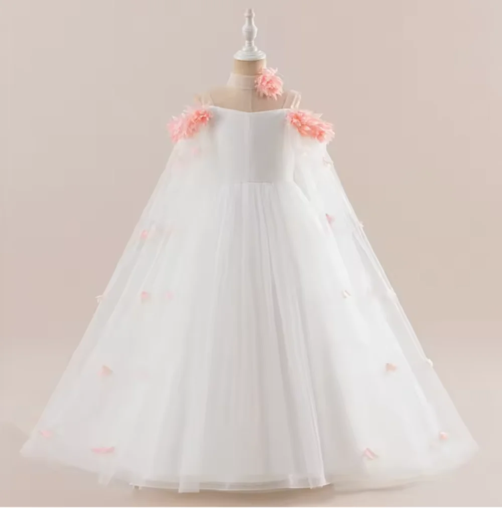 Flower Wedding Party Dress For Girls Kids Princess Tutu Dresses Girl Fashion Lace Birthday Clothes Summer Evening New Prom Gown 
Flower Wedding Party Dress For Girls Kids Princess Tutu Dresses Girl Fashion Lace Birthday Clothes Summer Evening New Prom Gown