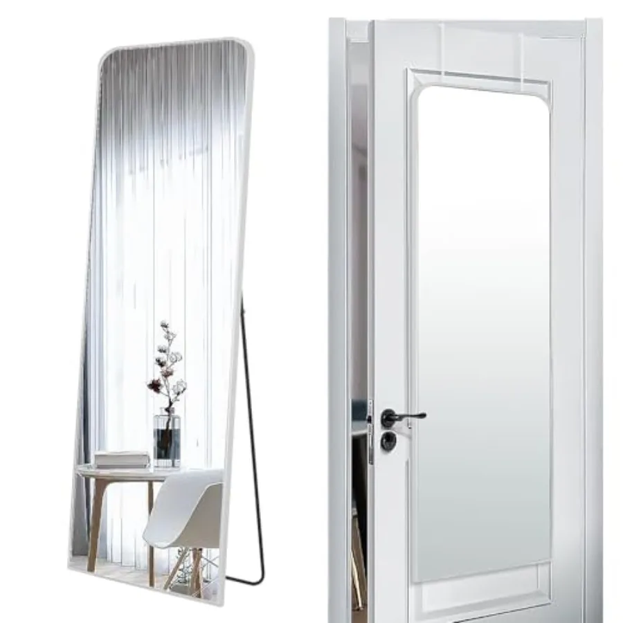 57x20 Door Hanging Full Length Mirror Floor Height 5.7ft just Body in 1.3ft or Wall Mounted Metal Frame Rectangle Dressing Mirr
57x20 Door Hanging Full Length Mirror Floor Height 5.7ft just Body in 1.3ft or Wall Mounted Metal Frame Rectangle Dressing Mirr