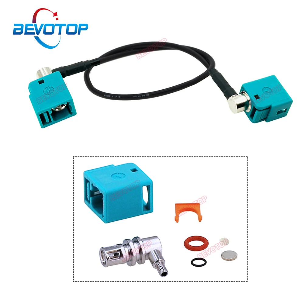 1PCS Water Blue Waterproof Fakra Z Female R/A 90° to WP Fakra Z R/A Female 90° Jack Jumper RG174 Pigtail BEVOTOP Auto Cable
1PCS Water Blue Waterproof Fakra Z Female R/A 90° to WP Fakra Z R/A Female 90° Jack Jumper RG174 Pigtail BEVOTOP Auto Cable