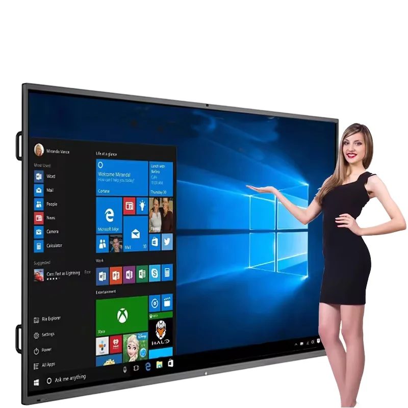 LCD Factory Wholesale All-In-One PC Interactive Flat Panel Education Meetings Touch Screen 4K Resolution
LCD Factory Wholesale All-In-One PC Interactive Flat Panel Education Meetings Touch Screen 4K Resolution