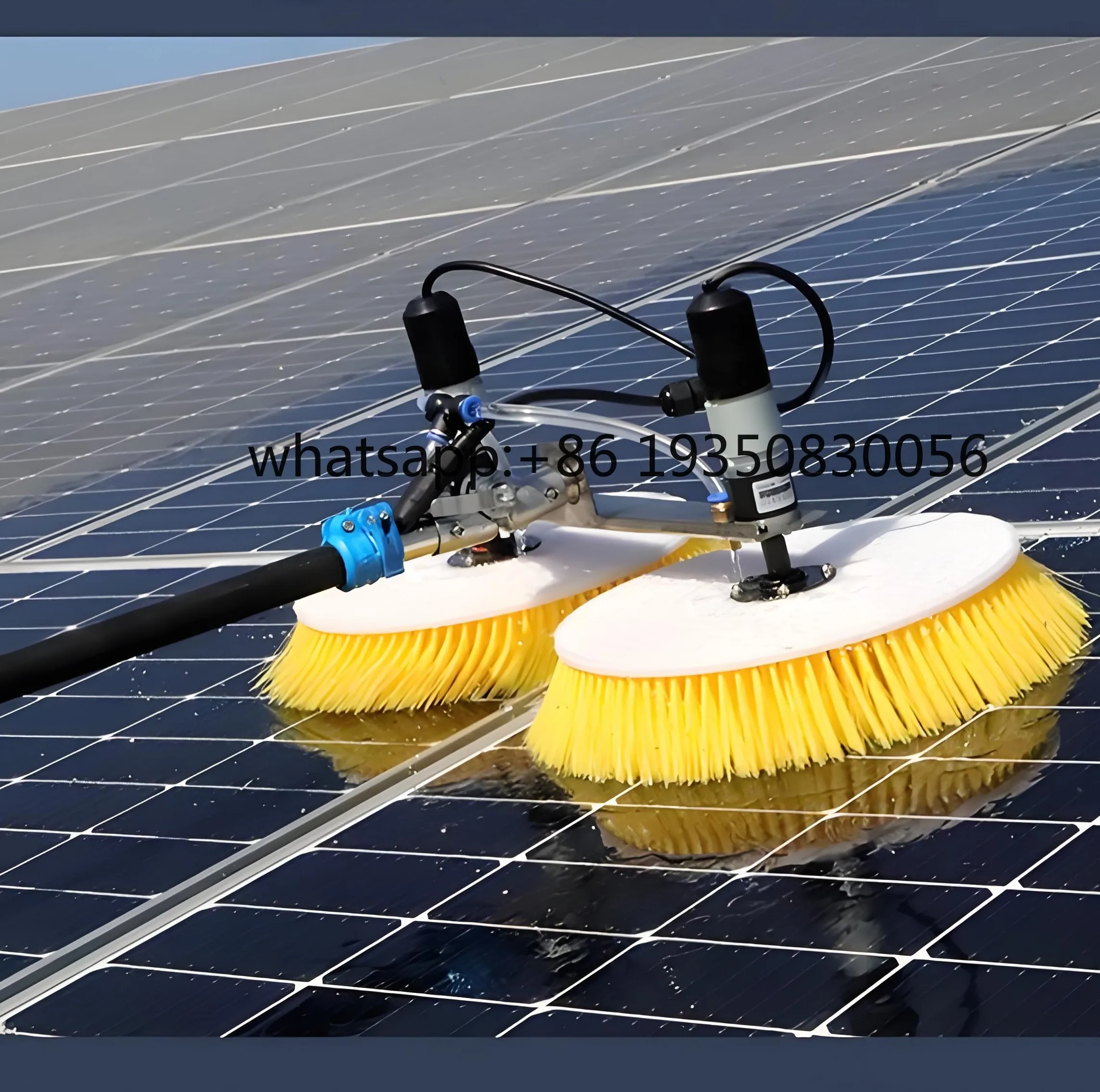 OEM Double Head Battery Automatic Brush Nylon Solar Panel Cleaning Tool Set Washing Machine for Efficient Solar Panel
OEM Double Head Battery Automatic Brush Nylon Solar Panel Cleaning Tool Set Washing Machine for Efficient Solar Panel