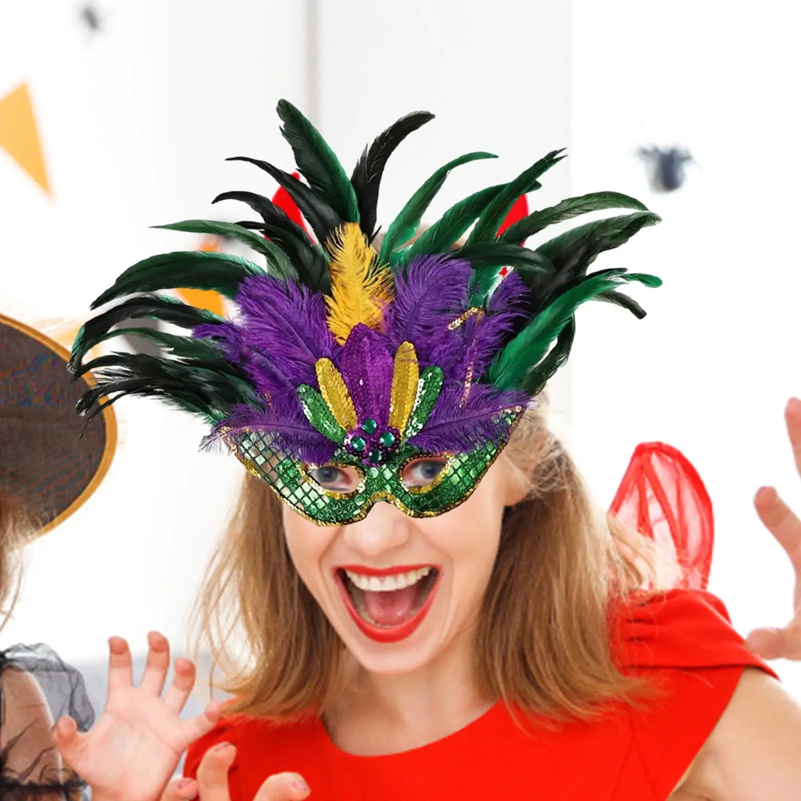 Masquerade Mask Decoration Women Men Costume Accessory Party Face Mask for Mardi Gras Stage Performance Carnival Halloween Prom
Masquerade Mask Decoration Women Men Costume Accessory Party Face Mask for Mardi Gras Stage Performance Carnival Halloween Prom