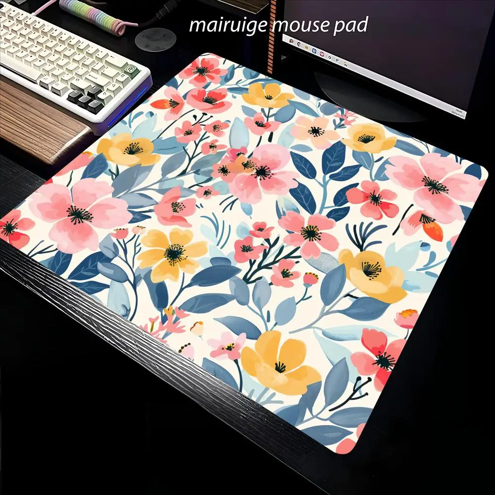 Bright Flowers Mouse Pad 40X45 Large Square Computer Office Game Table Mats Rubber Anti-slip Mousepads Small Decor Desk Pads
Bright Flowers Mouse Pad 40X45 Large Square Computer Office Game Table Mats Rubber Anti-slip Mousepads Small Decor Desk Pads