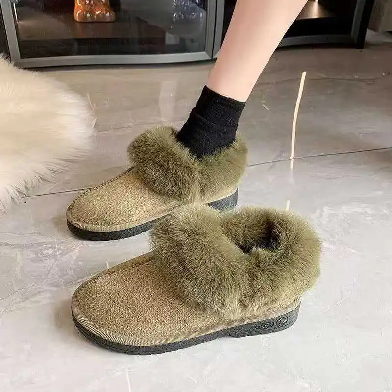 2026 Winter insulated warm snow boots for women stylish lightweight soft sole casual plush anti-slip short boots
2026 Winter insulated warm snow boots for women stylish lightweight soft sole casual plush anti-slip short boots