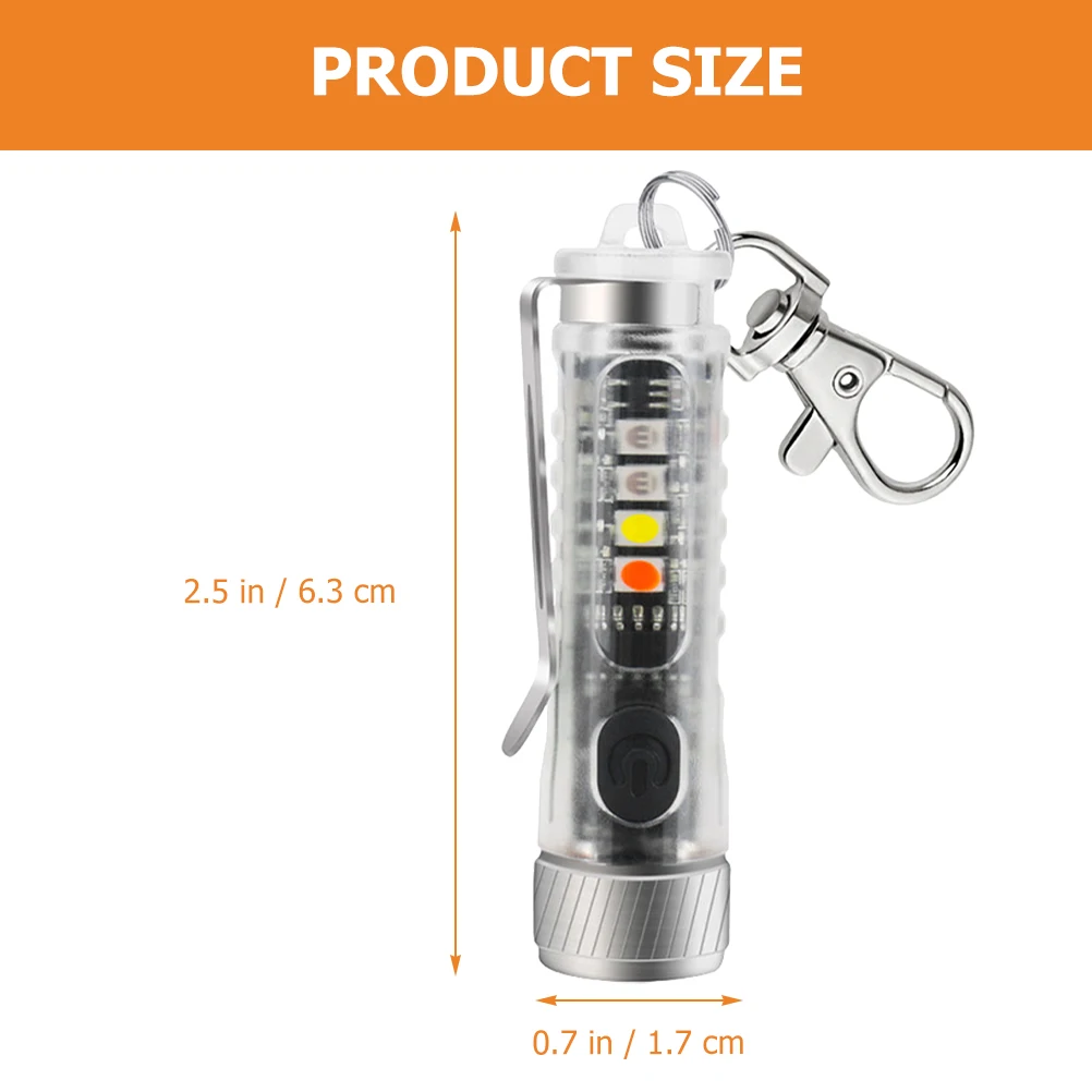 Rechargeable Flashlight Stainless Steel 18650 IPX6 Waterproof 11 Modes Keychain Light Mini LED Outdoor Camping
Rechargeable Flashlight Stainless Steel 18650 IPX6 Waterproof 11 Modes Keychain Light Mini LED Outdoor Camping