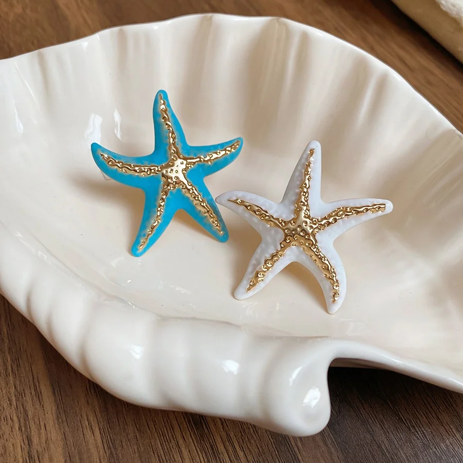 Exaggerated Bohemian Style Starfish Open Ring Garden Decor Drip Oil Folded Ring Fashionable Accessory for Index Finger
Exaggerated Bohemian Style Starfish Open Ring Garden Decor Drip Oil Folded Ring Fashionable Accessory for Index Finger
