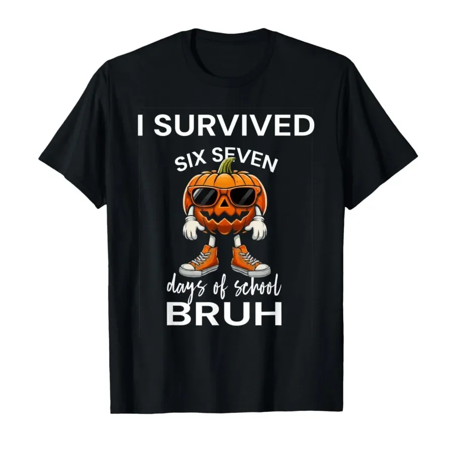 I Survived 67 Days of School Pumpkin Graphic Tee Soft Cotton Short Sleeve T-Shirt
I Survived 67 Days of School Pumpkin Graphic Tee Soft Cotton Short Sleeve T-Shirt