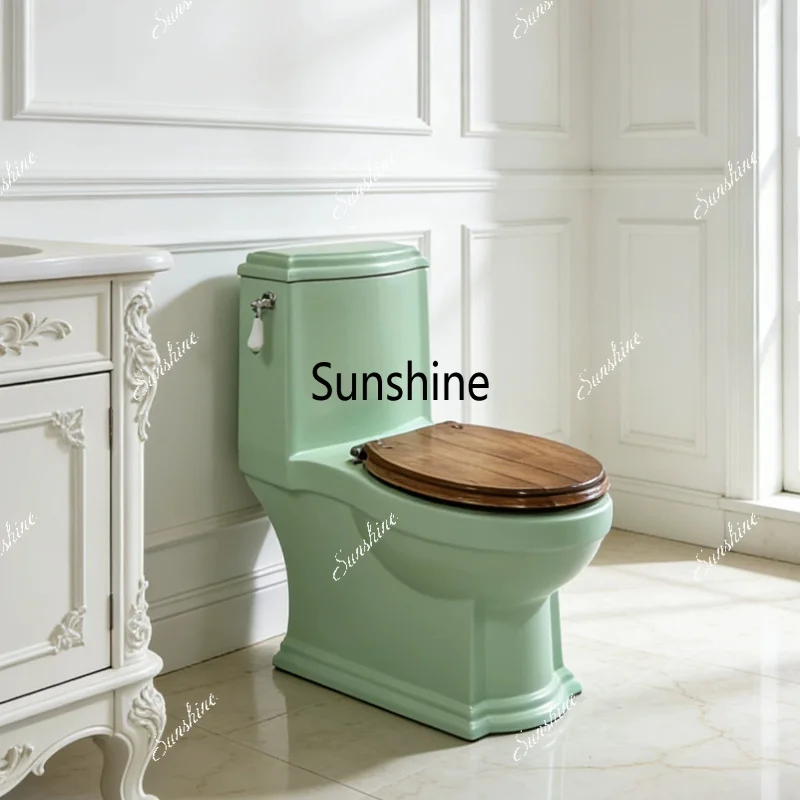 Cream American retro toilet high-end bucket wash basin siphon type
Cream American retro toilet high-end bucket wash basin siphon type