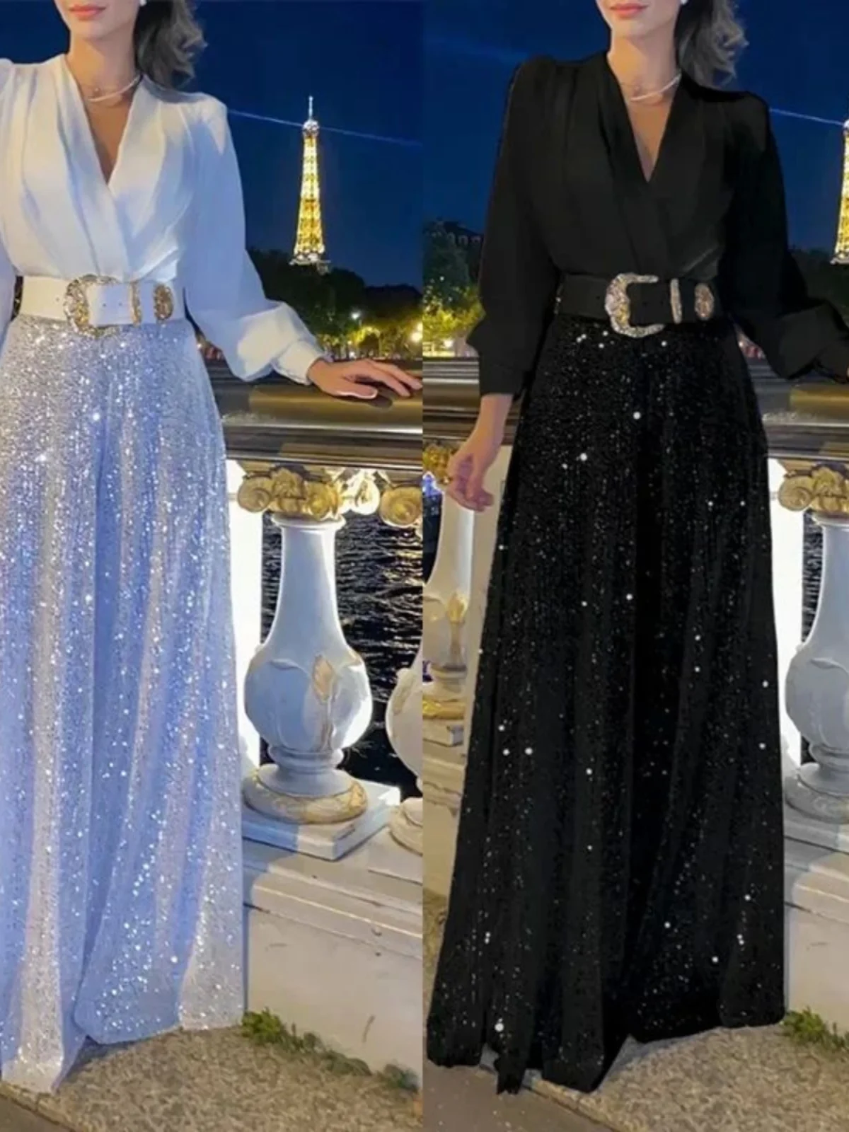 Комплект широких брюк Vne для женщин без пояса, повседневные брюки из полиэфирного волокна с принтом, облегающие, осенняя коллекция
Комплект широких брюк Vne для женщин без пояса, повседневные брюки из полиэфирного волокна с принтом, облегающие, осенняя коллекция