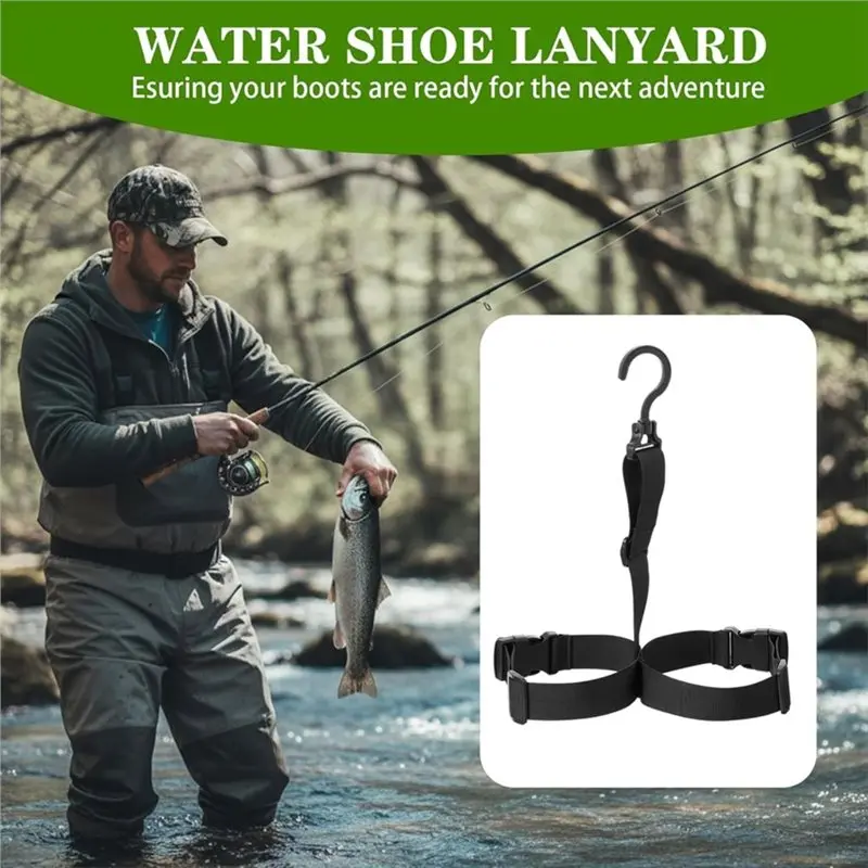 Dropship-Strap Fishing Boot Hanger Adjustable Strap Fishing Boots Rack With 360° Swivel Hook Drying Rack For Hanging Belts
Dropship-Strap Fishing Boot Hanger Adjustable Strap Fishing Boots Rack With 360° Swivel Hook Drying Rack For Hanging Belts