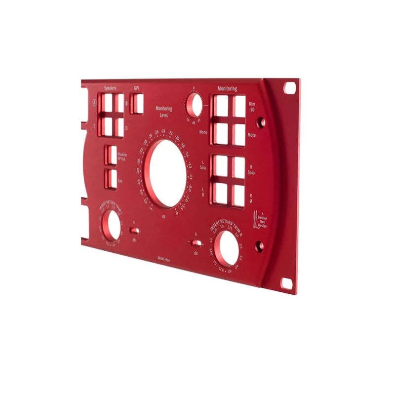 CNC machined male grade alumina alloy high-precision audio equipment function panel monitoring equipment control board
CNC machined male grade alumina alloy high-precision audio equipment function panel monitoring equipment control board