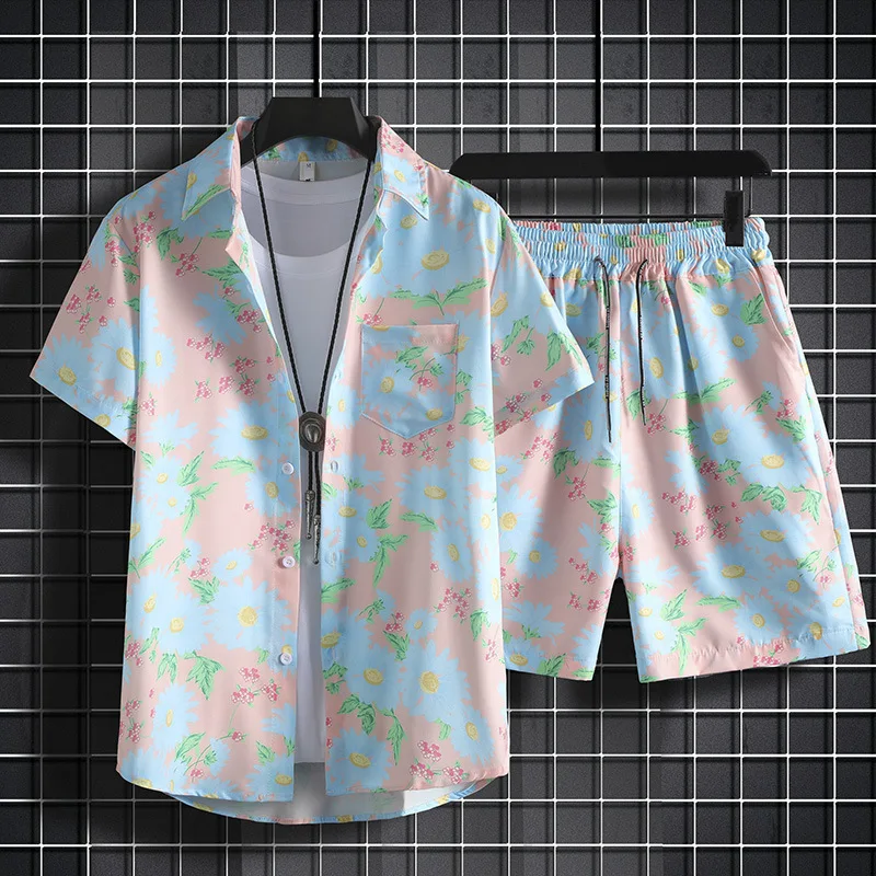 Simple Style Flower Leaf 3D Print Shirt +Shorts Classic Comfortable Two Piece Set Short Sleeve Flip Collar Shirts Half Pants
Simple Style Flower Leaf 3D Print Shirt +Shorts Classic Comfortable Two Piece Set Short Sleeve Flip Collar Shirts Half Pants