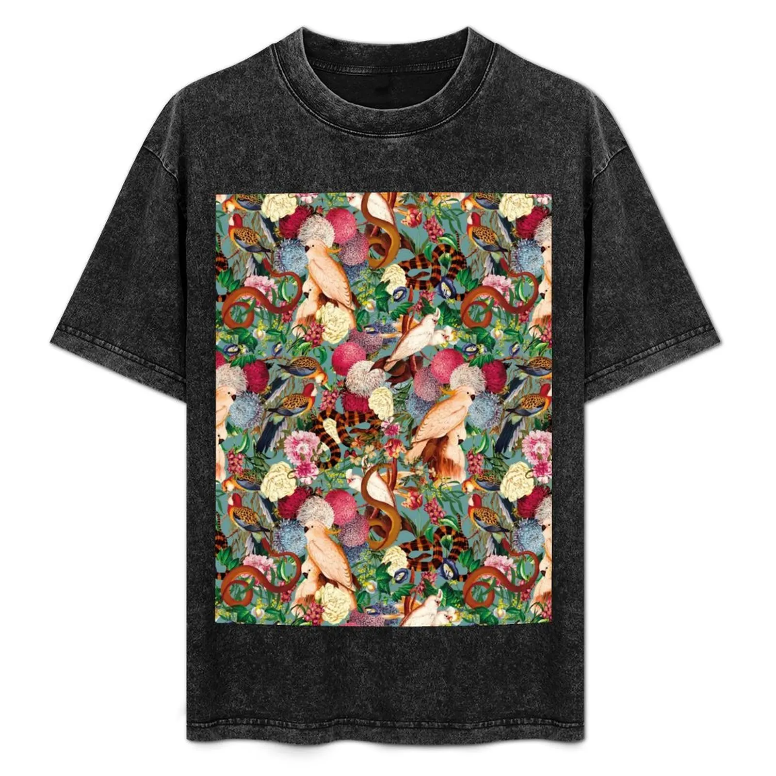 Floral and Animals pattern T-Shirt Cool Dry Performance T-Shirt
Floral and Animals pattern T-Shirt Cool Dry Performance T-Shirt