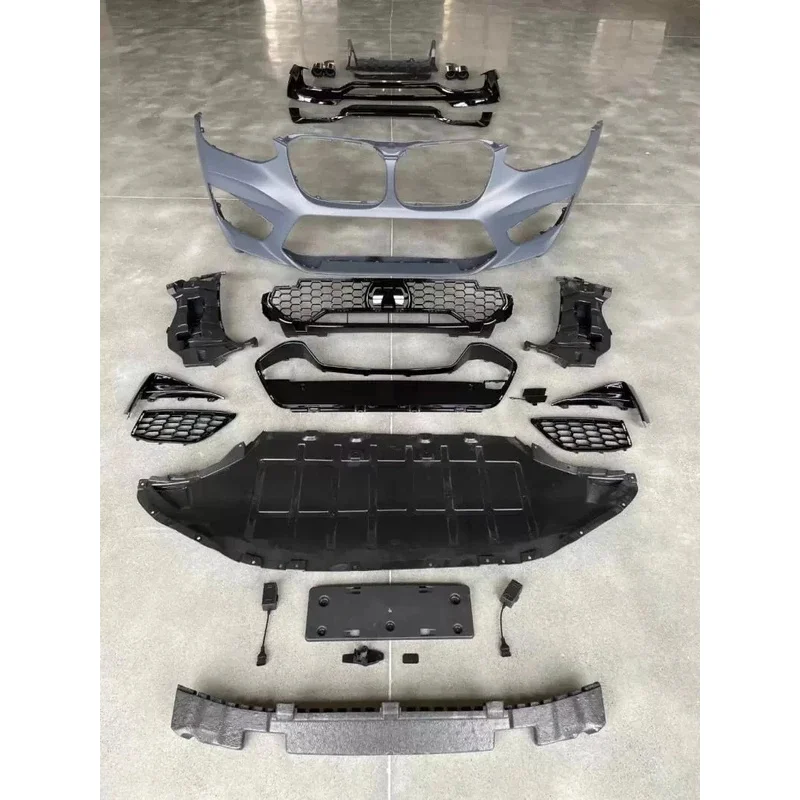 High Quality Front Bumper Rear Diffuser with Pipe Bodykit F98 Style 2018-2020 SUV Upgrade
High Quality Front Bumper Rear Diffuser with Pipe Bodykit F98 Style 2018-2020 SUV Upgrade