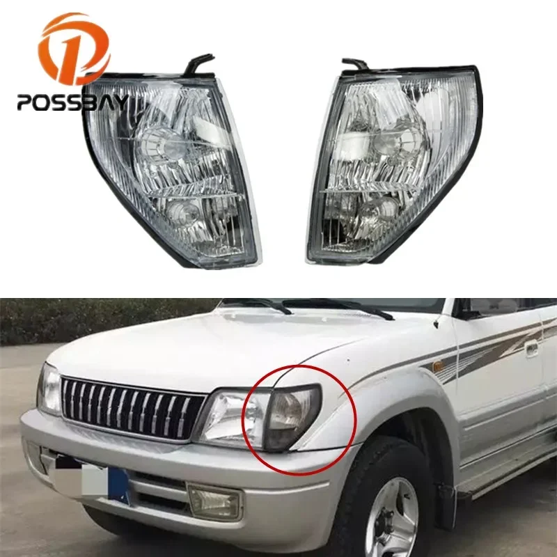 Автомобильный передний указатель поворота, боковая угловая лампа для Toyota Land Cruiser Prado 1999-2002, индикатор подъема фар, без прозрачной лампы
Автомобильный передний указатель поворота, боковая угловая лампа для Toyota Land Cruiser Prado 1999-2002, индикатор подъема фар, без прозрачной лампы