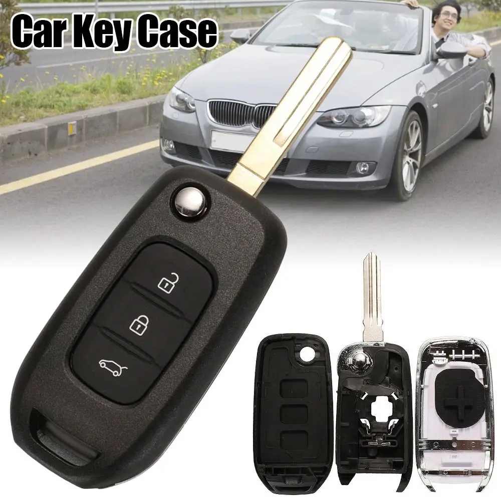 3 Buttons Car Key Shell Uncut Blade Remote Case Fob for Renault/Kadjar/Captur/Symbol/Kaptur/ Megane/Logan 2013- 2018
3 Buttons Car Key Shell Uncut Blade Remote Case Fob for Renault/Kadjar/Captur/Symbol/Kaptur/ Megane/Logan 2013- 2018