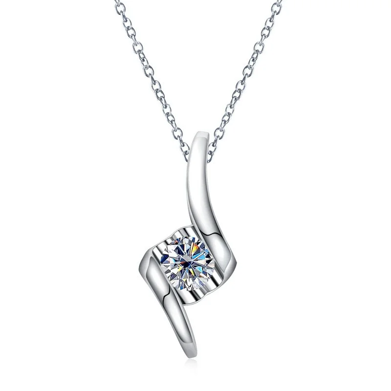 ZFSILVER Fashion 925 Silver Luxury Moissanite Design Trendy Angle Kiss Necklace For Women Accessories Party Jewelry Gift PEN-011
ZFSILVER Fashion 925 Silver Luxury Moissanite Design Trendy Angle Kiss Necklace For Women Accessories Party Jewelry Gift PEN-011
