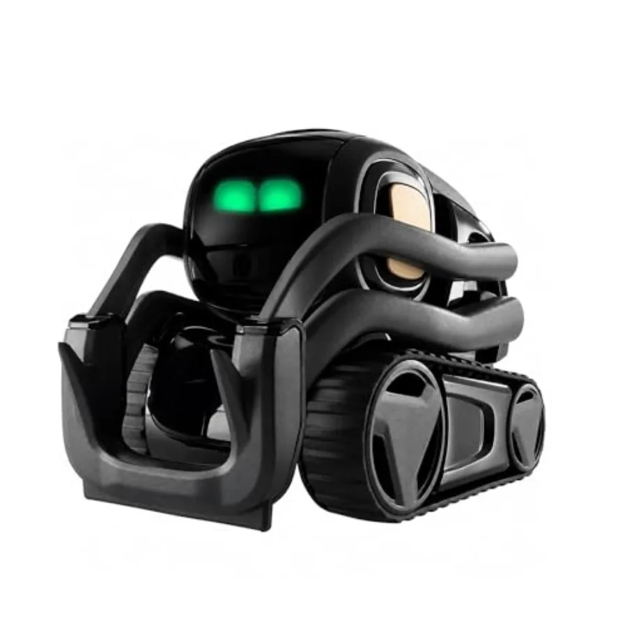 Home robot companion with AI chat face recognition and voice conversations; black ABS plastic; smart autonomous operation; requ
Home robot companion with AI chat face recognition and voice conversations; black ABS plastic; smart autonomous operation; requ
