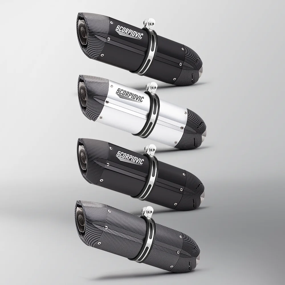 51mm stainless steel motorcycle exhaust muffler for CBR650 MT09 R3 R25 NINJA400 pcx125 xmax muffler system with db killer
51mm stainless steel motorcycle exhaust muffler for CBR650 MT09 R3 R25 NINJA400 pcx125 xmax muffler system with db killer