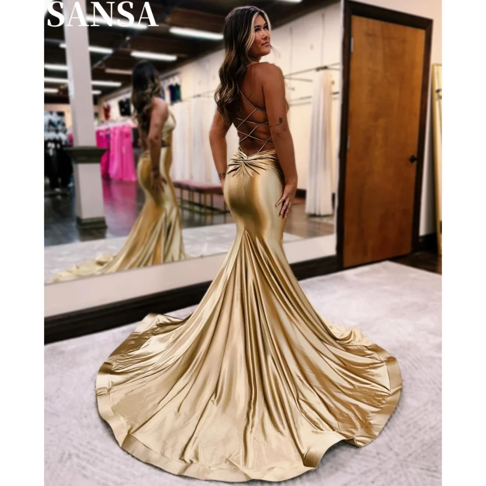 Sansa Exquisite A-line Champagne Silk Imitation Lace Evening Dress Floor-Length Wedding Dress Spaghetti Strap vestidos de fiesta
Sansa Exquisite A-line Champagne Silk Imitation Lace Evening Dress Floor-Length Wedding Dress Spaghetti Strap vestidos de fiesta