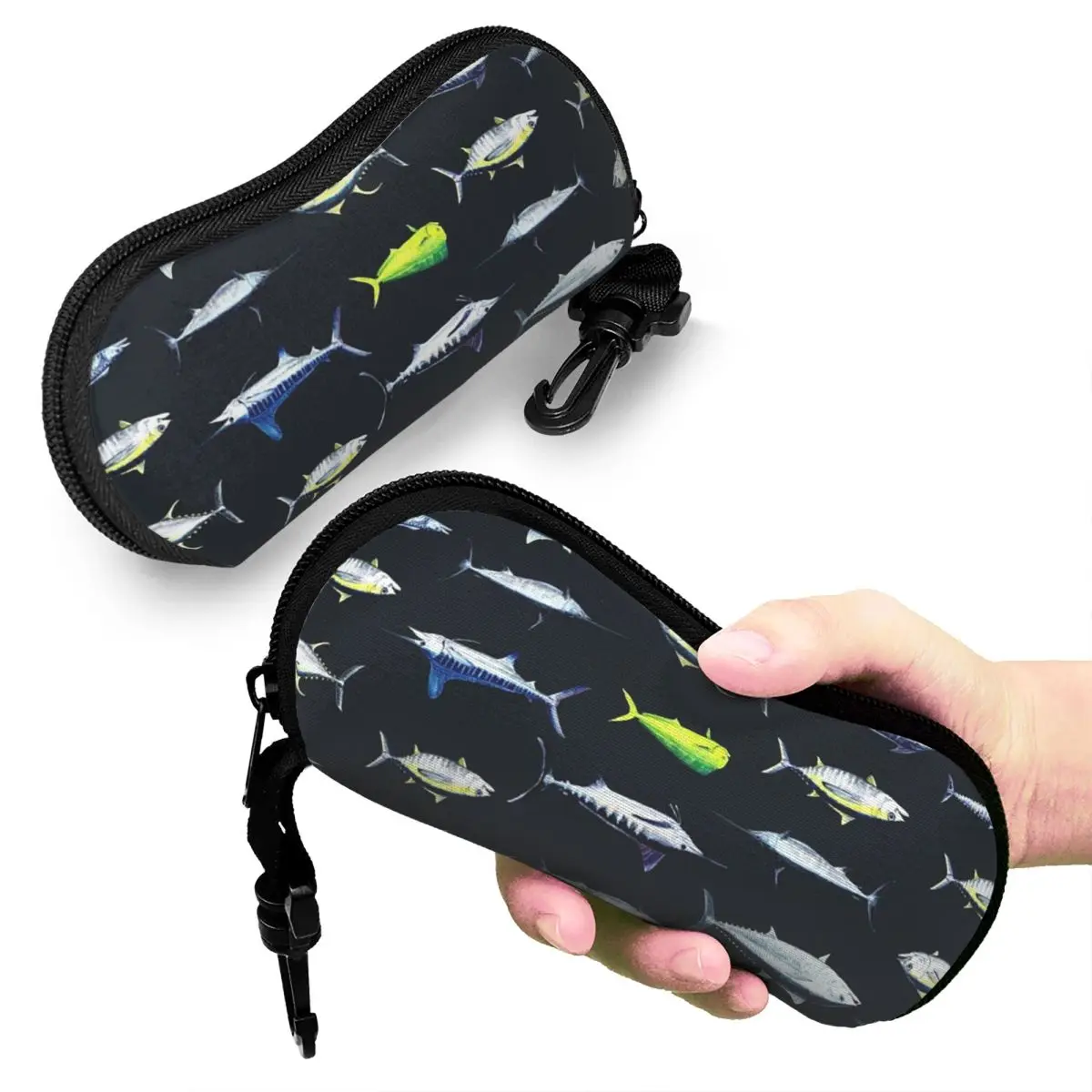 SPORTFISH Pattern Dark Navy Blue BlackYellowfin Tuna Shell Glasses Case Protector Sunglasses Box Women Men Soft Eyeglass Bag
SPORTFISH Pattern Dark Navy Blue BlackYellowfin Tuna Shell Glasses Case Protector Sunglasses Box Women Men Soft Eyeglass Bag
