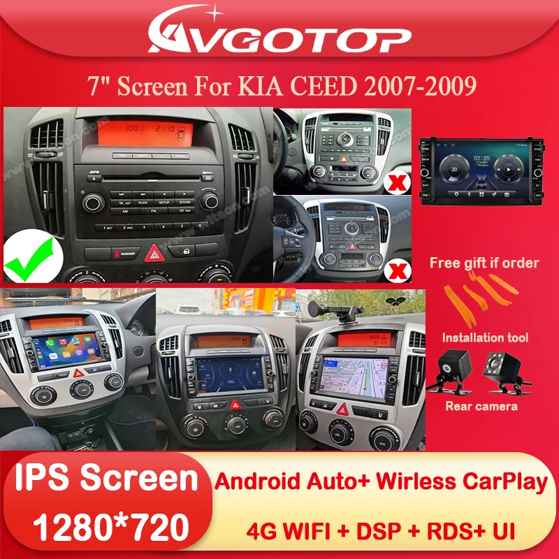 Android 14 Car Radio Multimedia for KIA Ceed 2007 2008 2009 Wireless Carplay DSP RDS Wifi 4G Vehicle Auto Radio Multimedia Audio
Android 14 Car Radio Multimedia for KIA Ceed 2007 2008 2009 Wireless Carplay DSP RDS Wifi 4G Vehicle Auto Radio Multimedia Audio