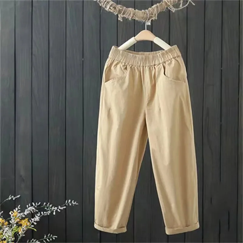 8XL Spring Summer Fashion Women White Hallem Jeans Pants Loose Casual Elastic Waist Oversized Denim Ankle-length Pants
8XL Spring Summer Fashion Women White Hallem Jeans Pants Loose Casual Elastic Waist Oversized Denim Ankle-length Pants
