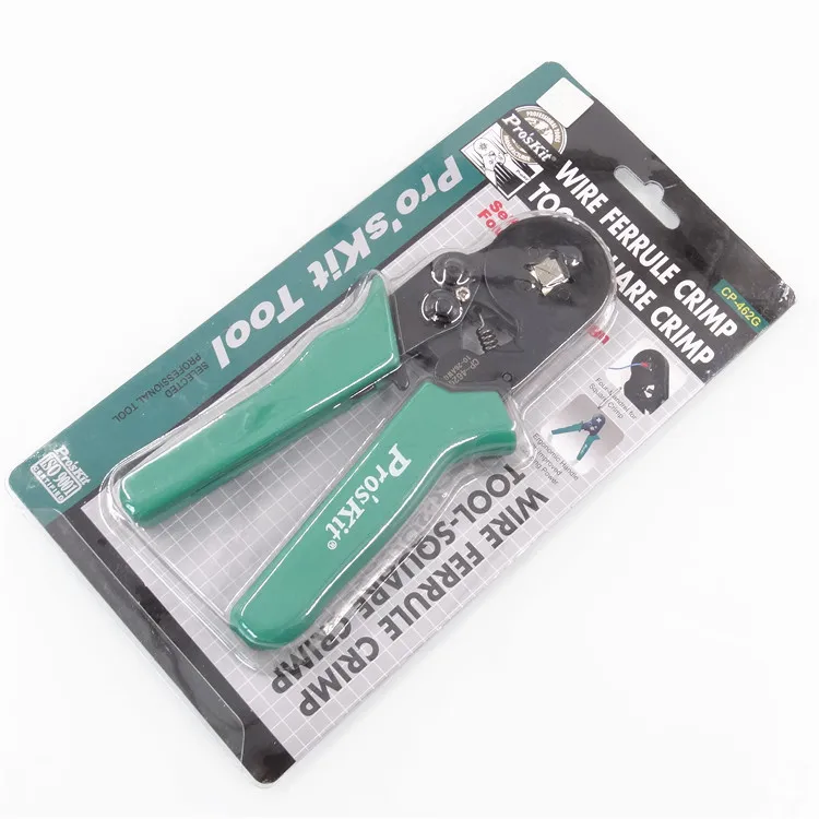 Pros'kit CP-462G Tube-Type Terminal Crimping Pliers Terminal Pliers Crimping Pliers Crimping Pliers 4-Sided CP462G
Pros'kit CP-462G Tube-Type Terminal Crimping Pliers Terminal Pliers Crimping Pliers Crimping Pliers 4-Sided CP462G