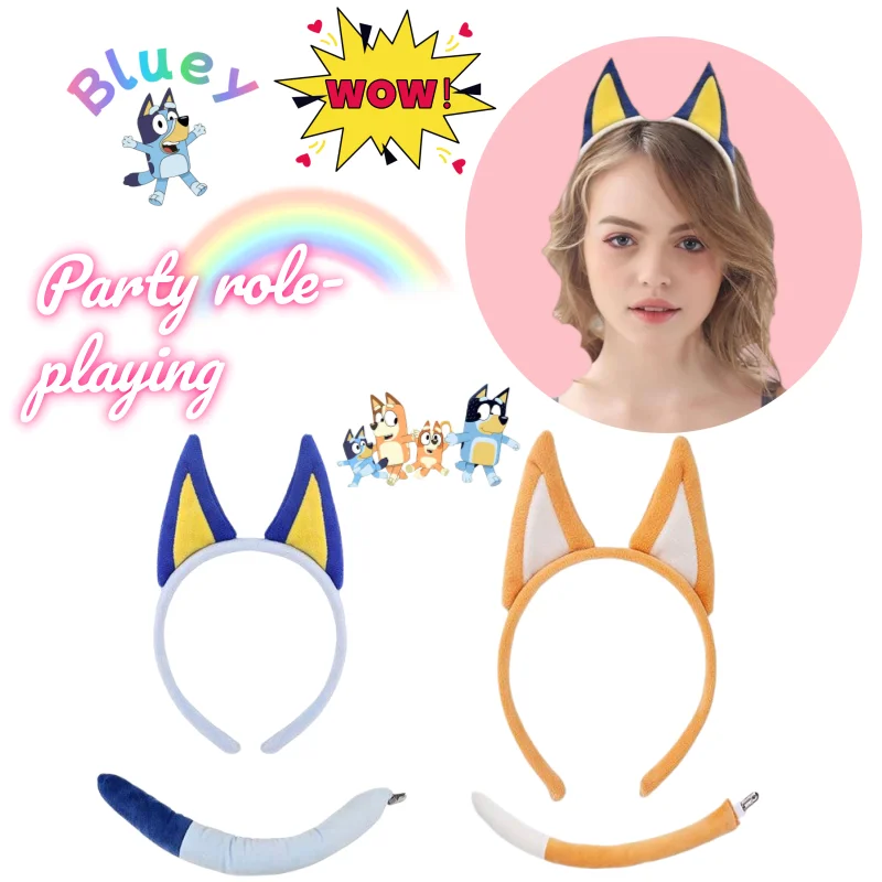 New Bluey Bingo Bandit Chilli High Color Value Creative Personality Hair Band Animation Cartoon Party Role Playing Decoration
New Bluey Bingo Bandit Chilli High Color Value Creative Personality Hair Band Animation Cartoon Party Role Playing Decoration
