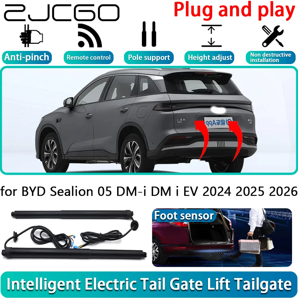 ZJCGO for BYD Sealion 05 DM-i DM i EV 2024 2025 2026 Car OEM Electric Powered Tailgate Power Liftgate Automatic Tailgate System
ZJCGO for BYD Sealion 05 DM-i DM i EV 2024 2025 2026 Car OEM Electric Powered Tailgate Power Liftgate Automatic Tailgate System