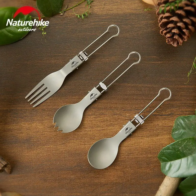 Outdoor Titanium Alloy Portable Tableware, Folding Spoon Fork Set for Travel Picnic Camping
Outdoor Titanium Alloy Portable Tableware, Folding Spoon Fork Set for Travel Picnic Camping