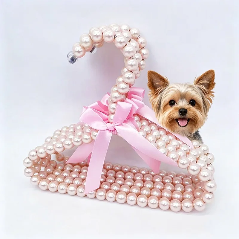 5PCS Mini Pearl Pet Clothes Hanger Cute Small Garment Holder for Dog Cat, Pet Boutique Wardrobe Cabinet Storage Organizer
5PCS Mini Pearl Pet Clothes Hanger Cute Small Garment Holder for Dog Cat, Pet Boutique Wardrobe Cabinet Storage Organizer