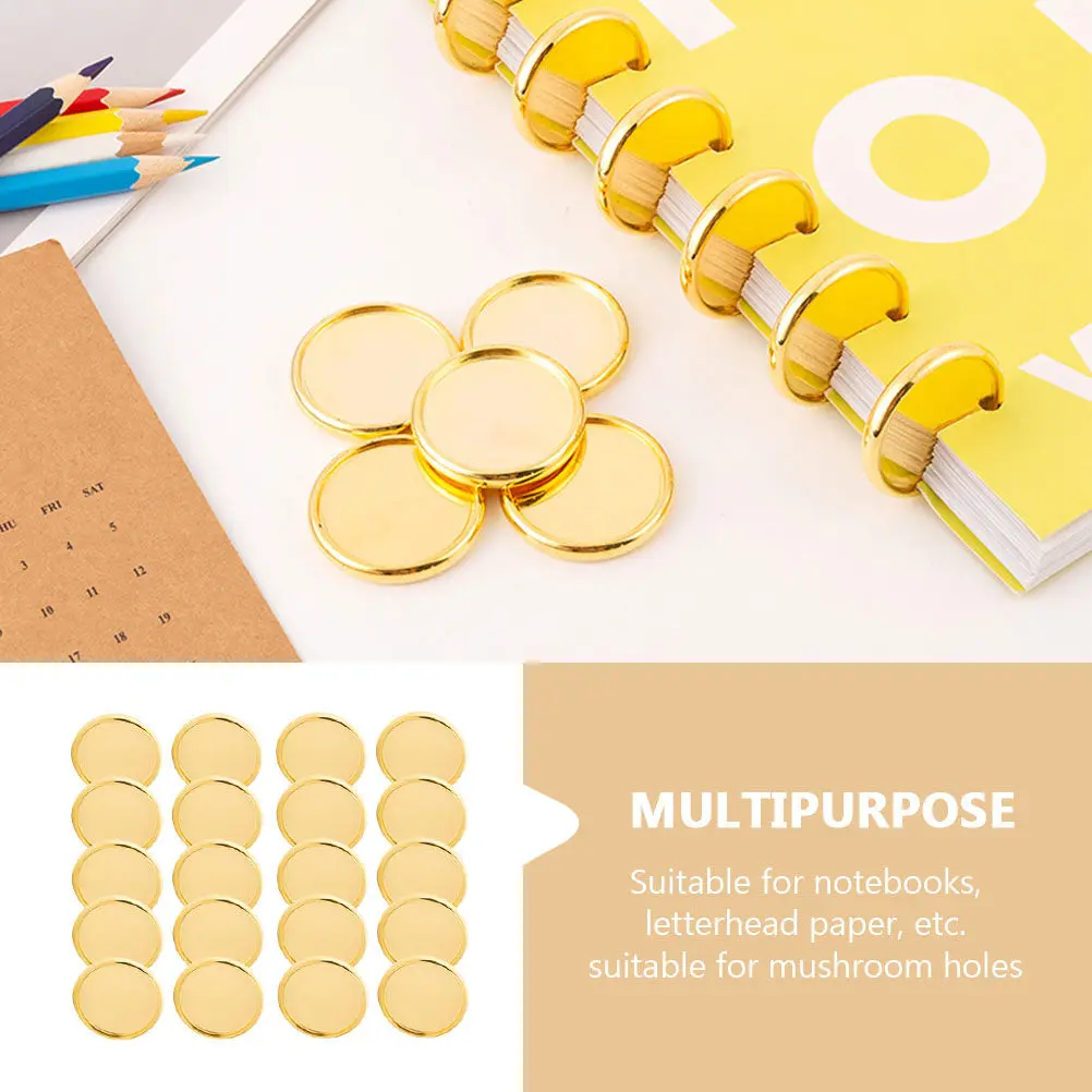 50Pcs Mushroom Hole Binder Discs Plastic Binding Buckles Discbound Expansion Rings Notebook Loose-Leaf Binding Discs Organizer
50Pcs Mushroom Hole Binder Discs Plastic Binding Buckles Discbound Expansion Rings Notebook Loose-Leaf Binding Discs Organizer