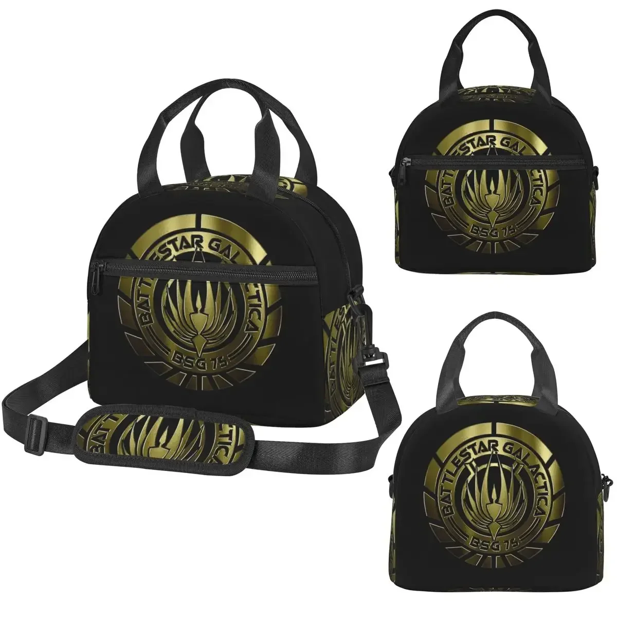 Battlestar Galactica Crest (Metal) Insulated Lunch Bag for Women Office Cooler Thermal Box Tote Portable Lunch Boxes
Battlestar Galactica Crest (Metal) Insulated Lunch Bag for Women Office Cooler Thermal Box Tote Portable Lunch Boxes