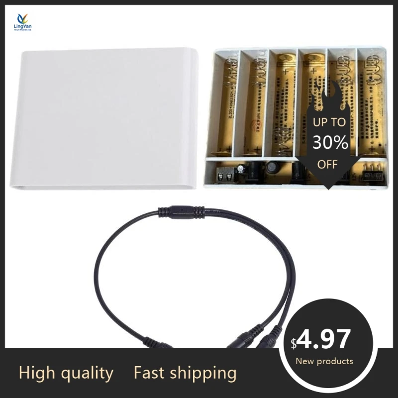 Unique L6Y USB 5V 9V 12V Output UPS Power Banks Box 6x 18650 Battery for Router Cellphone
Unique L6Y USB 5V 9V 12V Output UPS Power Banks Box 6x 18650 Battery for Router Cellphone