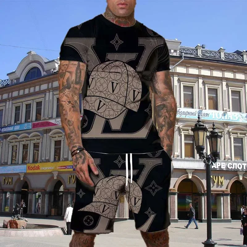 2025 Best-selling High-quality Fashion Personalized 3D Crew Neck Printing Men's Breathable and Comfortable Outdoor Sports Suit
2025 Best-selling High-quality Fashion Personalized 3D Crew Neck Printing Men's Breathable and Comfortable Outdoor Sports Suit