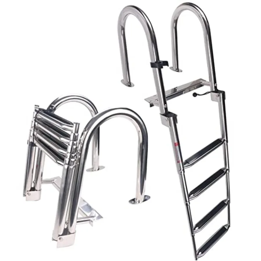 【Spot goods】Stainless Steel in-Board 4-Steps Ladder Welded Reinforce Folding Docking Ladder Folding Telescoping Rear Entry Inbo
【Spot goods】Stainless Steel in-Board 4-Steps Ladder Welded Reinforce Folding Docking Ladder Folding Telescoping Rear Entry Inbo