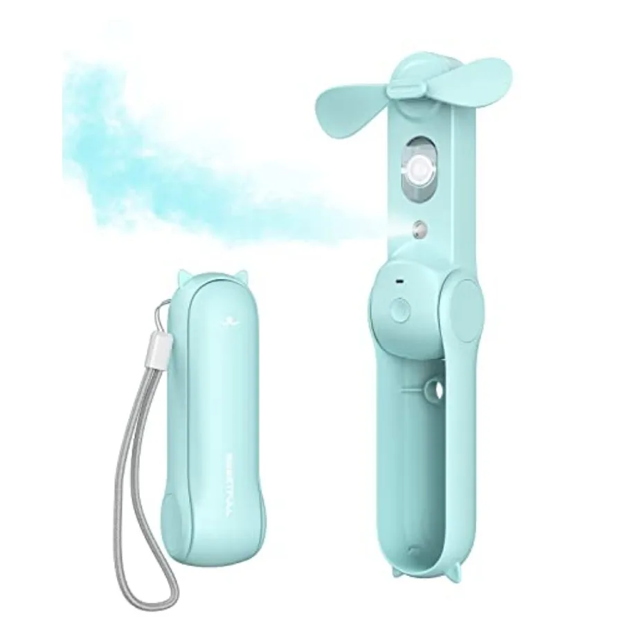 Misting Fan Portable, Handheld Personal Mister Fans, Small Rechargeable, Mini Spray Water Mist Fans, Women Portable Fan For Tra
Misting Fan Portable, Handheld Personal Mister Fans, Small Rechargeable, Mini Spray Water Mist Fans, Women Portable Fan For Tra