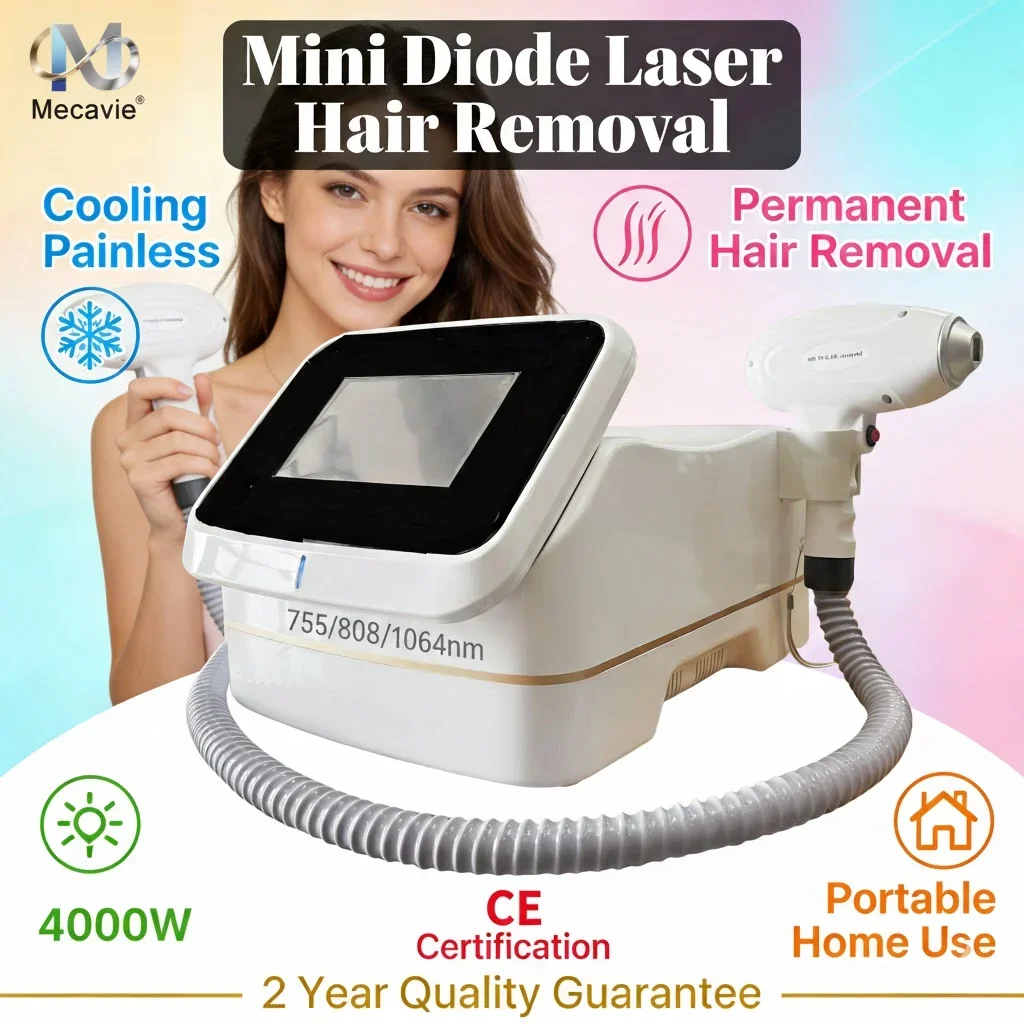 Professional 3 Waves Mini Portable Diode Ice Titanium Laser 755 808 1064nm 4000W Adjustable Hair Remover Portable For Woman Men
Professional 3 Waves Mini Portable Diode Ice Titanium Laser 755 808 1064nm 4000W Adjustable Hair Remover Portable For Woman Men