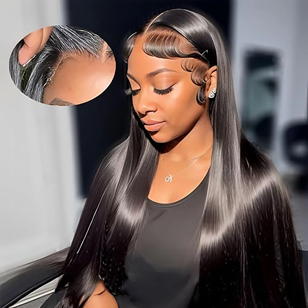 30 Inch Lace Front Wigs Straight Human Hair Wig Glueless 13X6 Hd Lace Frontal Wigs Brazilian 250 Density Natural Color For Women
30 Inch Lace Front Wigs Straight Human Hair Wig Glueless 13X6 Hd Lace Frontal Wigs Brazilian 250 Density Natural Color For Women